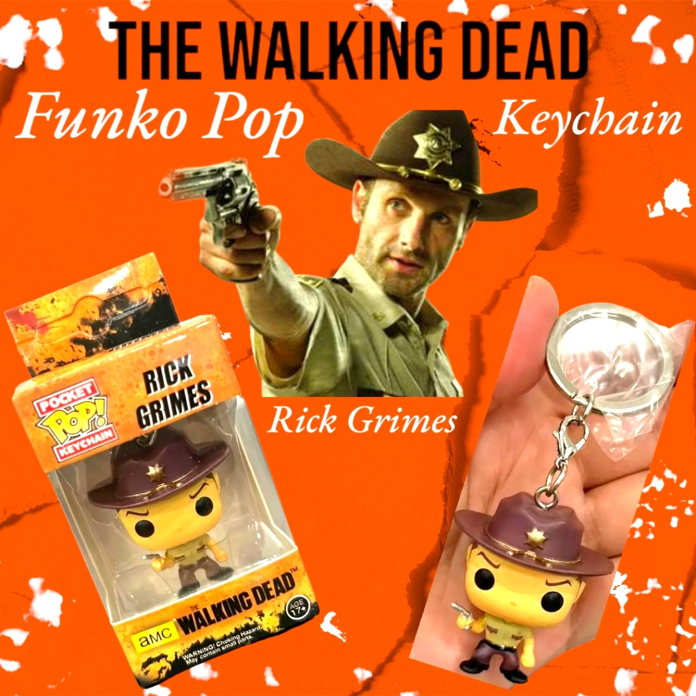 Funko Pop! The Walking Dead Rick Grimes Collectible Keychain